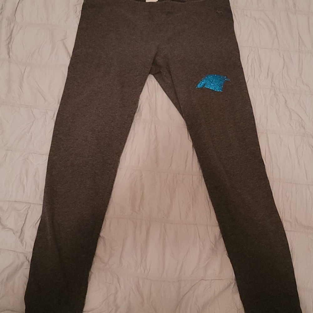 PINK Carolina Panthers leggings 💥2 for $15
